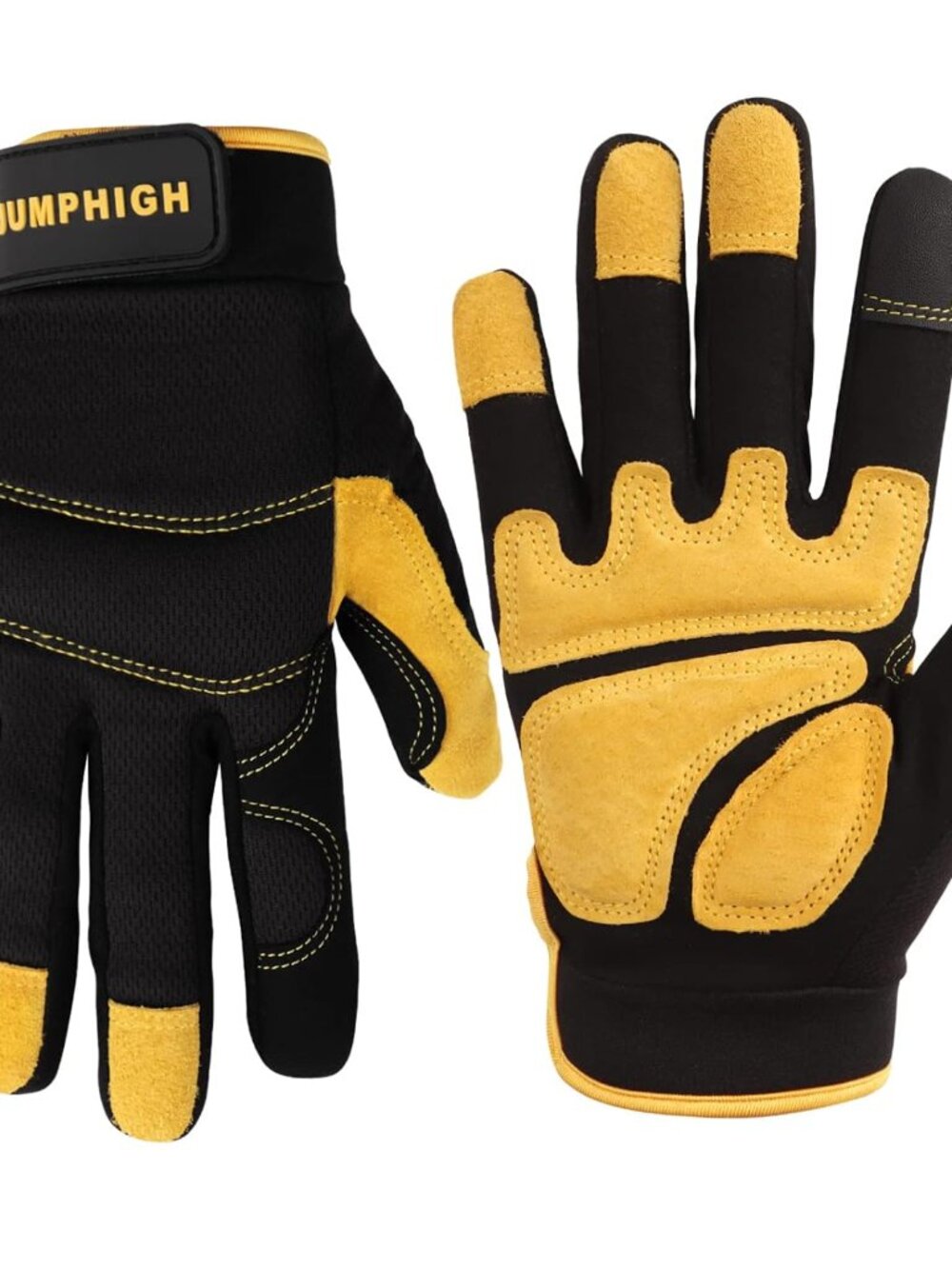 Safety Work Gloves, Men's Utility Mechanic Working Gloves for All Purpose, Touch
